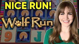 GREAT RUN On Wolf Run Slot Machine! BONUS!!