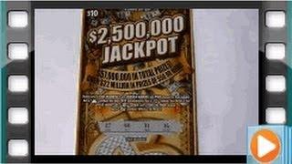 $2,500,000 Jackpot - $10 Illinois Instant Lottery Ticket - **Winner**