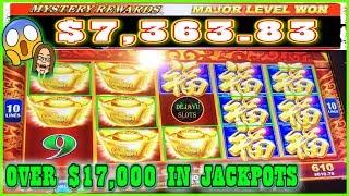 WIFE TAKE'S OVER $17,000 IN JACKPOTS! ON RED FORTUNE & A MAJOR JACKPOT
