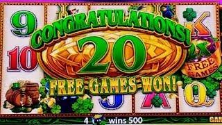 Wonder 4 Tall Fortunes Wild Lepre'Coins Slot Machine Bonuses Won | Live Slot Play