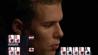 Noah Boeken Exclusive - EPT 1 - Boeken takes a big pot vs Vaswani  PokerStars.com