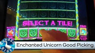 Enchanted Unicorn Slot Machine Bonus Good Picking