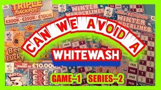 •Can we Avoid a Whitewash•Game-1..series-2•Triple Jackpot•Wonderlines•Match 3•B-Lucky•