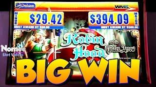 Big Win! - Robin Hood and the Golden Arrow Slot Machine - $1 Free Spins Bonus