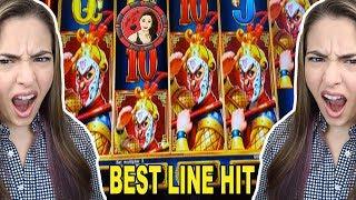 BEST LINE HIT EVER on Lucky Fortune Slots in Vegas w/ Lady Luck HQ