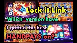 Which version of lock it link have I had the most luck/handpays on?