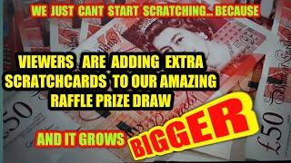 MASSIVE GAME.CAN'T  GET STARTED..EVERYONE  PUTTING SCRATCHCARDS INTO OUR RAFFLE DRAW .UNBELIEVABLE
