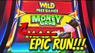 Epic Run on Monopoly Cash Grab Slot!
