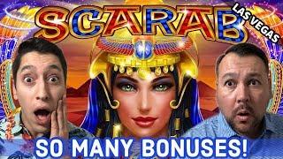 SCARAB BONUS - Which Pays better 5 or 10 FREE GAMES?
