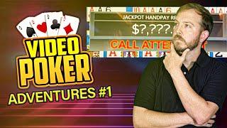 Video Poker Adventure 1 - 4 Aces With a Multiplier Means Handpay Time! • The Jackpot Gents