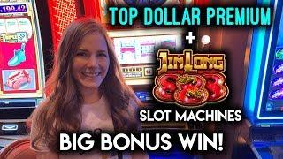 BIG WIN!! $9 Max Bet Jin Long 888! Slot Machine BONUS!!