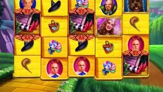 WIZARD OF OZ: YELLOW BRICK road Video Slot Game with a FREE SPIN BONUS