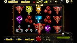 Sweet Robots slot from Booming Games - Gameplay