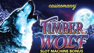 Timber Wolf Slot - *NICE BONUS* - Slot Machine Bonus