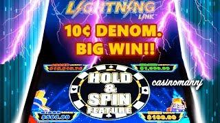 10-CENT Lightning Link Slot (HIGH STAKES *GAME TITLE*) BIG WIN! - Slot Machine Bonus