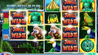 JUNGLE WILD 2 Video Slot Casino Game with an "EPIC WIN" FREE SPIN BONUS