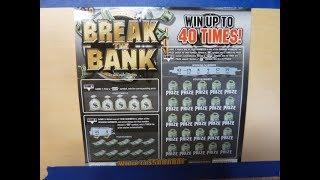NEW - Cool $10 Instant Lottery Ticket from Illinois - Break the Bank