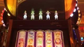 Willy Wonka Slot Machine Oompa Loompa bonus nice win