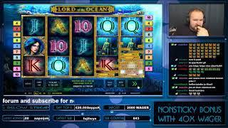 Big Win From Lord Of The Ocean Slot!!