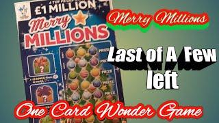 One Card Wonder Special....nearly the Last of the MERRY MILLIONS....