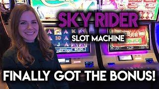 $5/Spin Sky Rider Slot Machine! BONUS!
