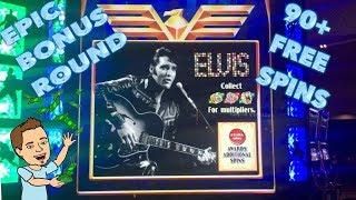 Elvis Slot Machine MASSIVE Free Spin Bonus Win - 90+ Free Spins