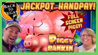 • JACKPOT HANDPAY on Piggy Bankin’ Slot Machine | Great Casino Bonuses! •