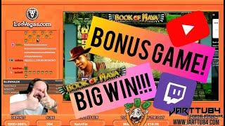 Bonus Game!! Big Win From Book Of Maya!!