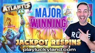⋆ Slots ⋆ MAJOR Wins + Jackpot ⋆ Slots ⋆ Respins on Atlantis! ⋆ Slots ⋆ PlayLuckyland.com