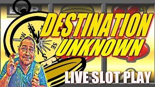 • LIVE! CATEGORY IS: DESTINATION UNKNOWN | Slot Traveler Live