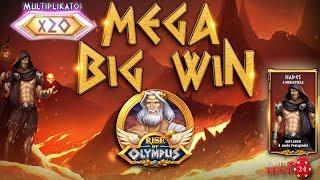 MEGA BIG WIN on Rise of Olympus Slot (Play'n Go) - Hades Bonus - 5€ BET!