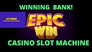 ★ Slots ★Winning "Bank" at a Casino Slot Machine - Big Cash Bonus - Lock It Link Game