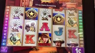 Rawhide Slot Machine ~ FREE SPIN BONUS! ~ MNICE WIN!!!! • DJ BIZICK'S SLOT CHANNEL