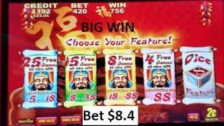 Lucky88 Slot Machine Bonus  •BIG WIN•  Max Bet $8.4