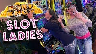 Laycee & Melissa Take on Fort Knox Slots with $100!