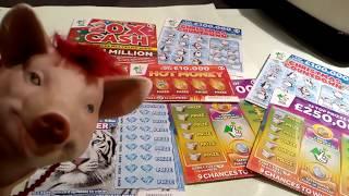 20x CASH...COOL FORTUNES...SANTA'S Millions ..250,000 Rainbow Scratchcards