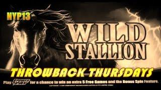 Aristocrat - Wild Stallion MAX BET Slot Bonus & BIG WIN Line Hit