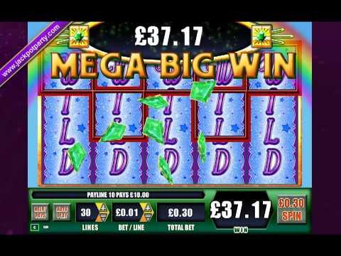 £300 MEGA BIG WIN (1000:1) on WIZARD OF OZ™ BIG WIN SLOTS AT JACKPOT PARTY®