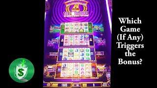 Wonder Four Tall Fortunes slot machine, Which One Gets the Bonus