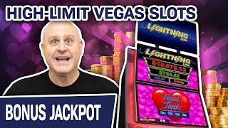 ⋆ Slots ⋆ Lightning Link Heart Throb HANDPAY @ The Cosmo ⋆ Slots ⋆ High-Limit Las Vegas Slots