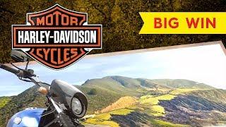Harley-Davidson Slot - BIG WIN - All Features, AWESOME!