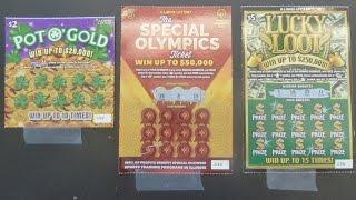 THREE INSTANT LOTTERY TICKETS - $2, $3, and $5