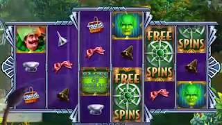 WIZARD OF OZ: FACES OF EMERALD CITY Video Slot Game with an "EPIC WIN" FREE SPIN BONUS