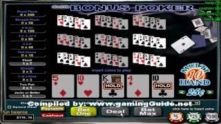 Double Bonus Poker 10 Hand Video Poker
