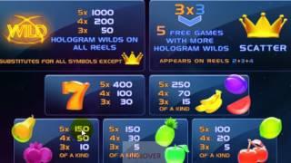 Hologram Wilds new slot Playtech Dunover Tries.....