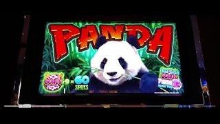BIG WIN Panda Slot machine $2.50MAX BET Free Spin Bonus BIG Multipliers!