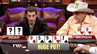 Is Tom Dwan REALLY Contemplating A Call?! Doyle Has A Huge Hand