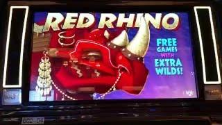 BIG WIN RED RHINO IGT Free Spin Bonus Kitty Glitter type clone slot machine
