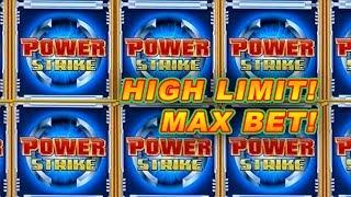 MAX BET HIGH LIMIT PROGRESSIVES! ★ Slots ★ POWER STRIKE SLOT MACHINE ★ Slots ★ BONUSES & LIVE SLOT P