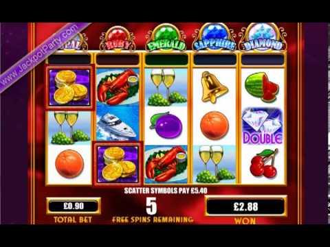 £1105.23 ON RICHES OF ROME™ LIFE OF LUXURY PROGRESSIVE (1228 X STAKE) - SLOTS AT JACKPOT PARTY